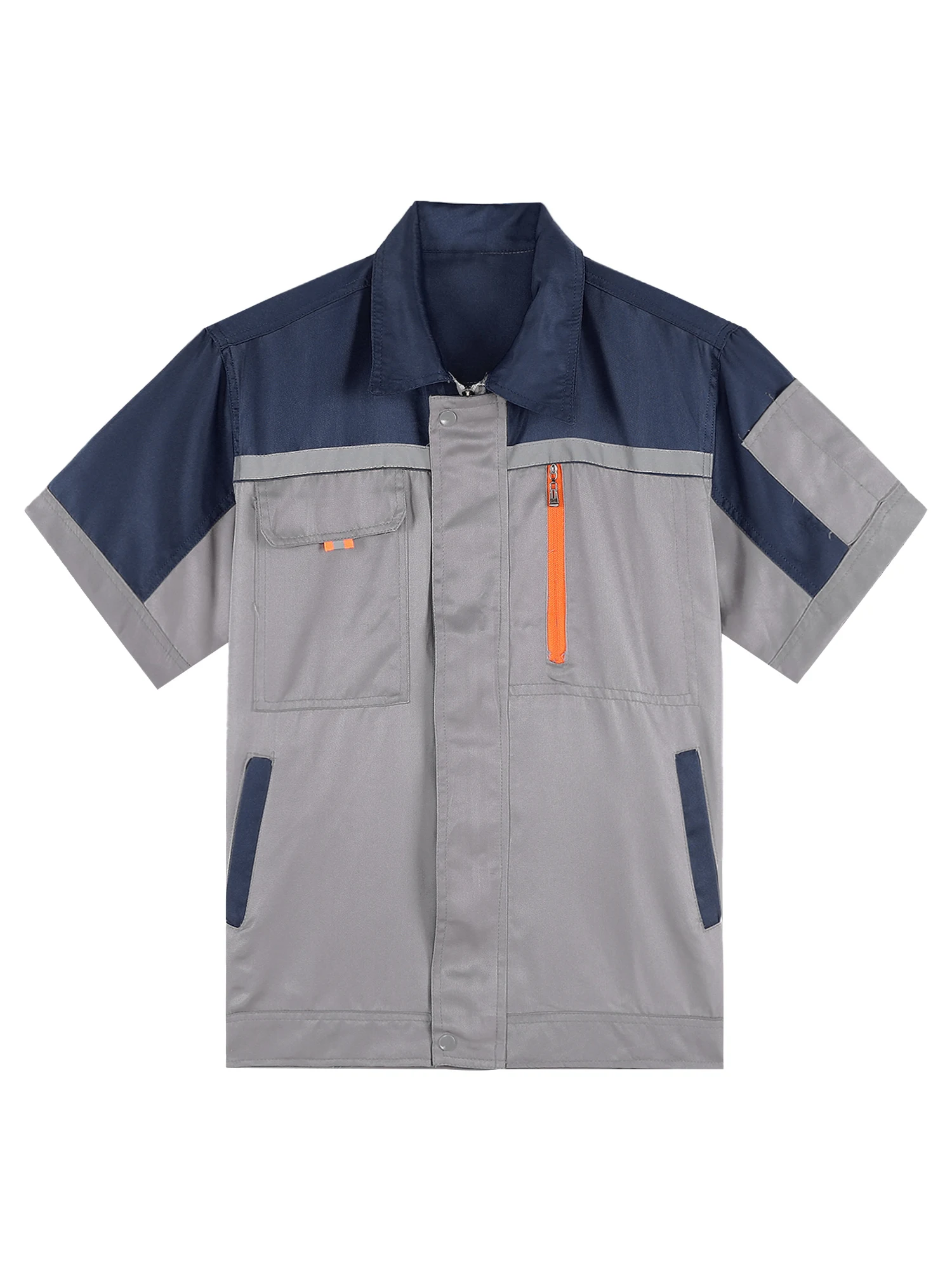 veste bleu avec poches