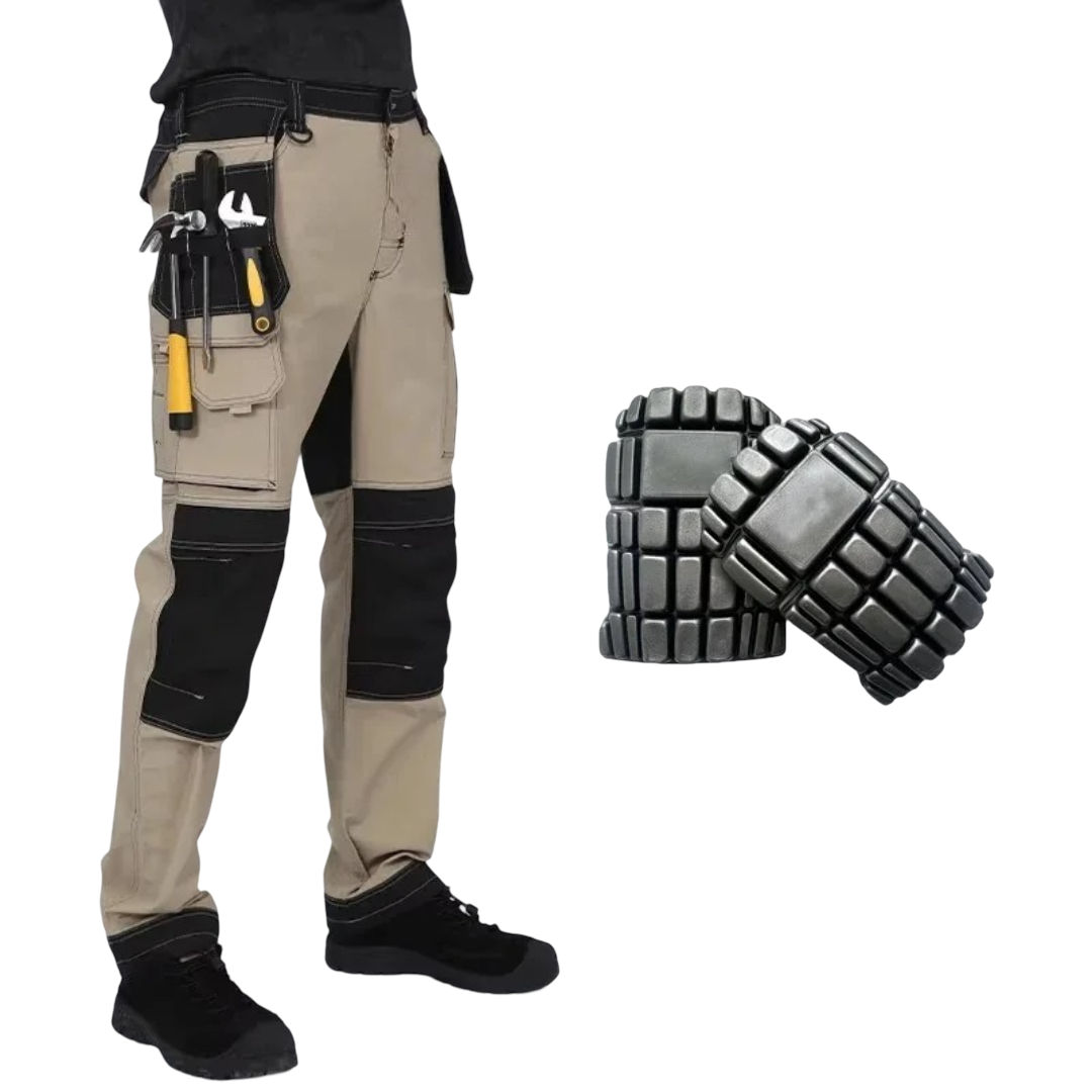 Pantalon de travail pour homme avec genouillères