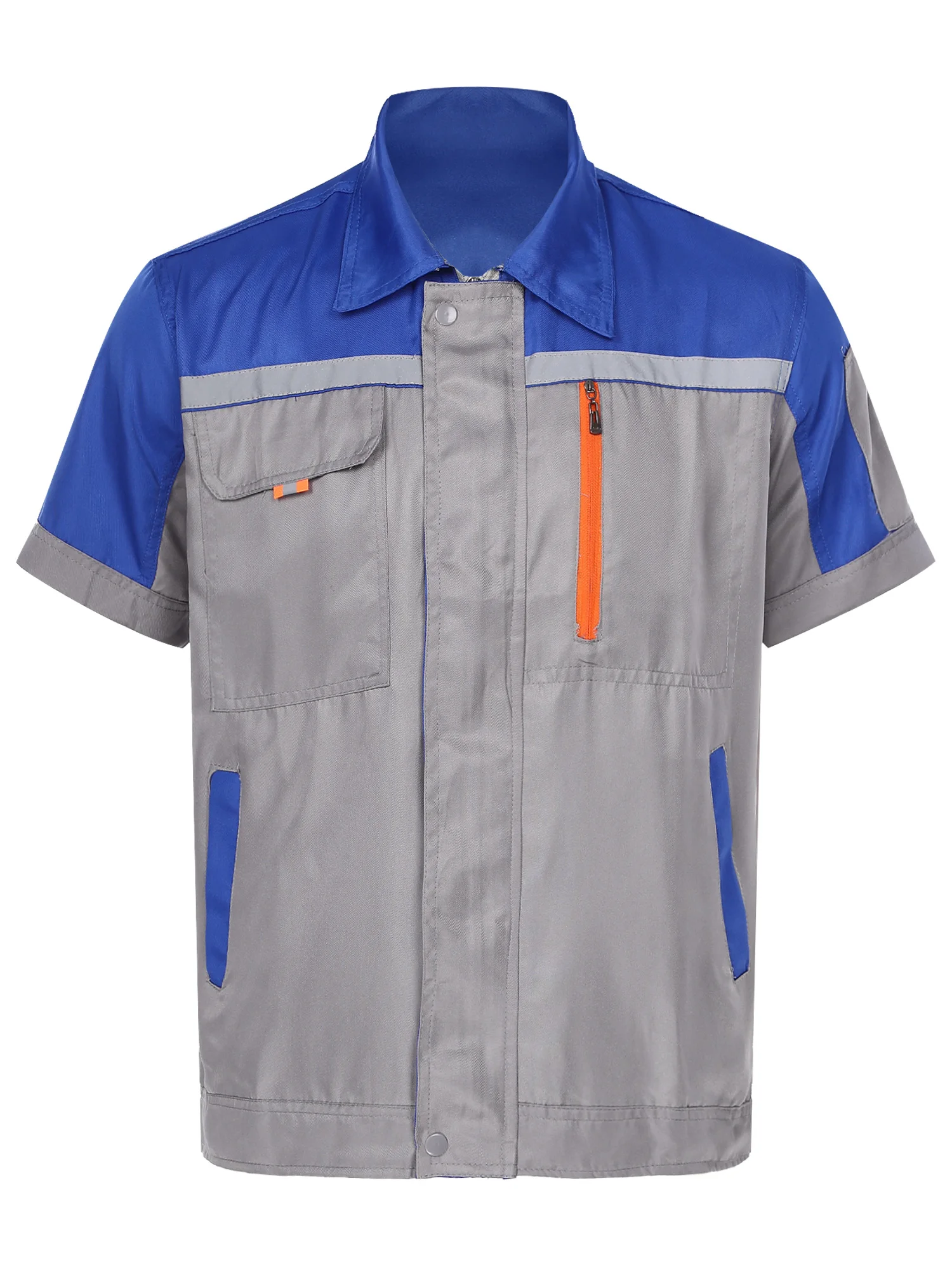 veste bleue pour mécanicien