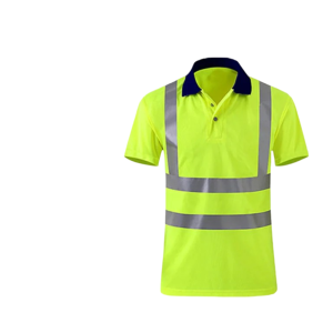 Polo réfléchissant jaune
