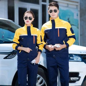 Combinaison de travail épaisse bicolore