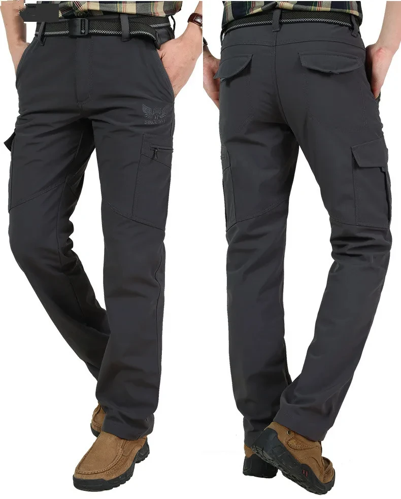 Pantalon de travail gris pour l'hiver – Image 3