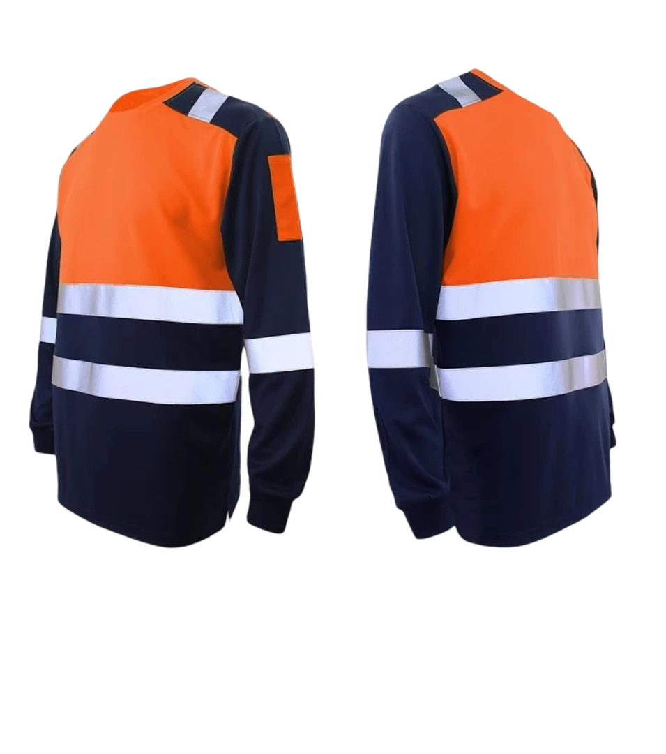 Pull haute visibilité Orange – Image 3