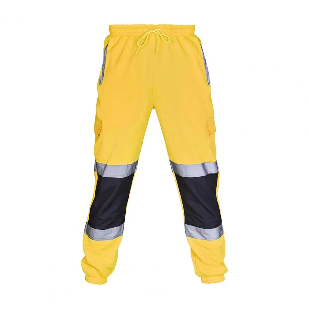 Pantalon jogging de sécurité réfléchissant jaune