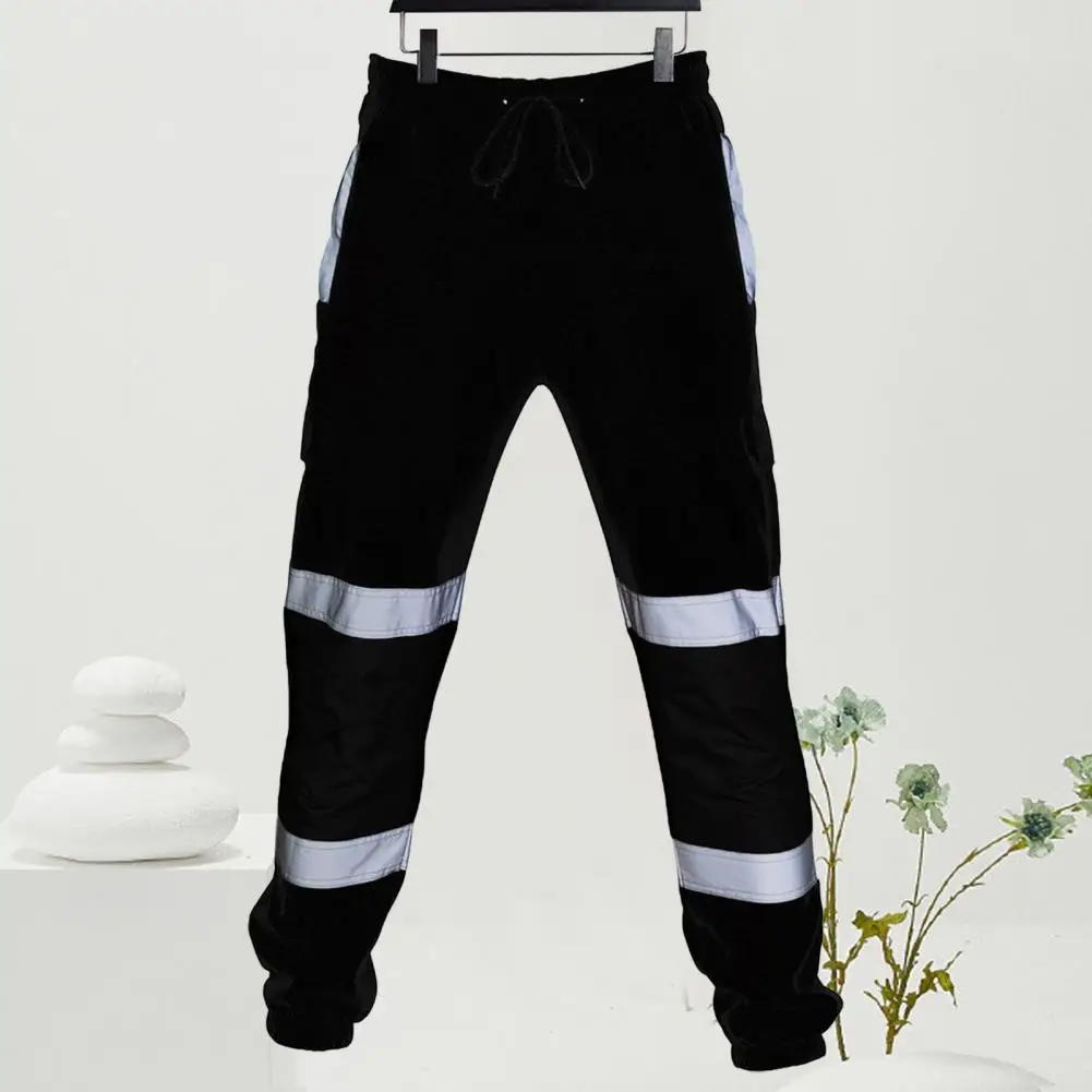 Pantalon jogging de sécurité réfléchissant noir – Image 2