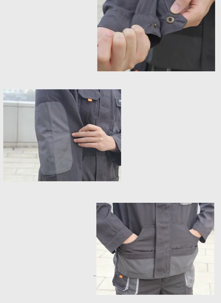 Veste de travail grise foncée – Image 3